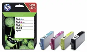 Hewlett Packard HP 364 ink multi 4pack bkcmy