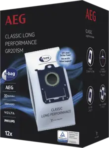 AEG GR201SM S-bag® Classic Long Performance - 12 Stofzuigerzakken