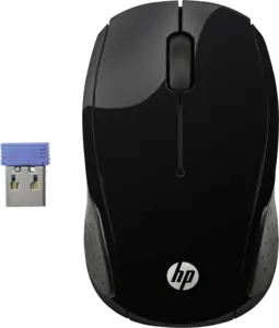 HP 200 Draadloze muis zwart