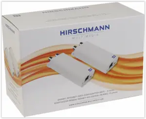 Gigabit internet over coaxadapter set