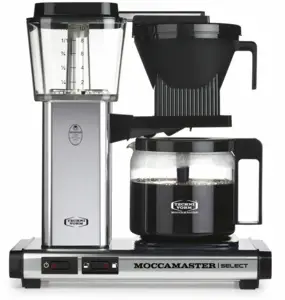 Moccamaster KBG Select Polished Silver koffiezetapparaat