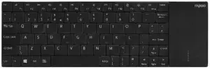 Rapoo E2710 Wireless Multimedia Touchpad Keyboard zwart