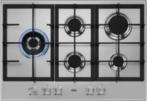 AEG HGB75500SM Gaskookplaat