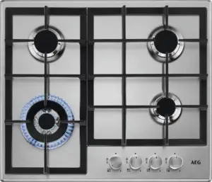 AEG HGB64400SM 3000 Slimline Inbouw Gaskookplaat
