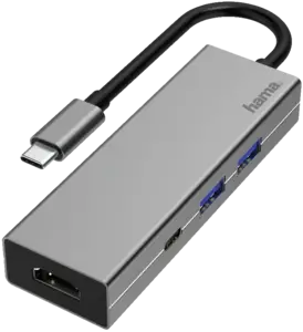 Hama USB-C Multiport 4-poorts