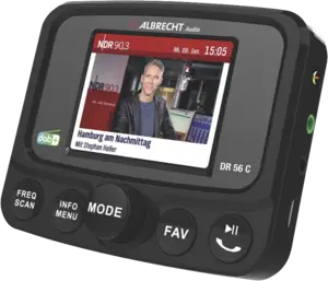 Albrecht DR56C DAB+ autoradio adapter