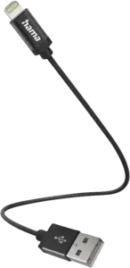 Laad/Synchrokabel,USB-A - Lightning, 0.2m
