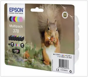 Epson C13T37884020 inkt multipack 378