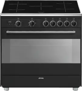 SMEG BG91IAN2 Classici Esthetisch Fornuis met Inductie Kookplaat - 90 x 60 cm