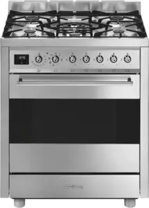 SMEG C7GMXNLK9 Classici Esthetisch Fornuis met Gaskookplaat - 70 x 60 cm