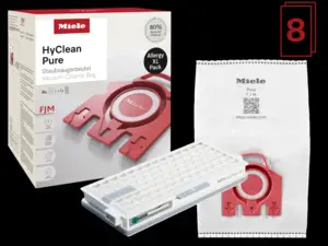 Miele FJM XL HyClean Pure 8 stofzuigerzakken + 1 HEPA AirClean-filter SF HA 50