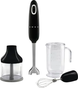 SMEG HBF03BLEU Staafmixer - Zwart met Accessoires