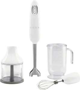 SMEG HBF03WHEU Staafmixer - Wit met Accessoires