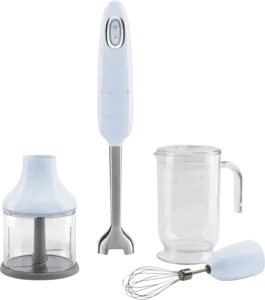 SMEG HBF03PBEU Staafmixer - Pastelblauw met Accessoires