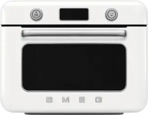SMEG COF01WHEU Vrijstaande Combi Stoomoven 50's Style - Glanzend Wit