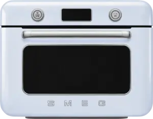 SMEG COF01PBEU Vrijstaande Combi Stoomoven 50's Style - Pastelblauw