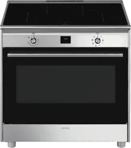 SMEG CG90CIXT Classici Esthetisch Fornuis met Inductie Kookplaat - 90 x 60 cm