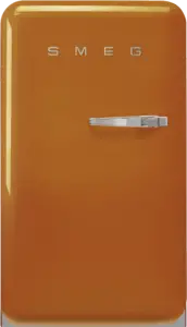 SMEG FAB10LOR6 Koelkast 50's Style - Oranje - Scharnier Links
