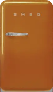 SMEG FAB10ROR6 Koelkast 50's Style - Oranje - Scharnier Rechts