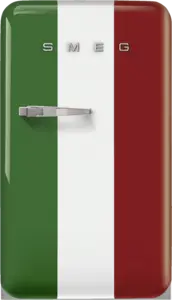 SMEG FAB10HRDIT5 50's Style Koelkast - Italiaanse Vlag