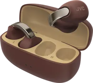 JVC HA-NP1T Nearphones open-ear oordopjes - Bruin