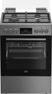Beko FBE6133XS NL Hetelucht Vrijstaand Fornuis - 60 cm