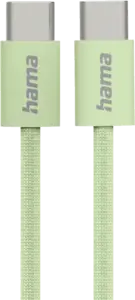 Oplaadkabel Fabric, USB-C - USB-C, 1m, nylon