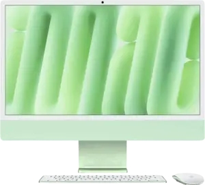 Apple iMac 24" Groen (2024) - M4 chip, 10 CPU/GPU, 24GB/512GB SSD