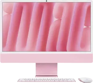 Apple iMac 24" Roze (2024) - M4 chip, 10 CPU/GPU, 24GB/512GB SSD