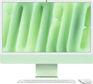 Apple iMac 24" Groen (2024) M4 chip, 8 CPU/GPU, 16GB/256GB SSD