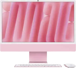 Apple iMac 24" Roze (2024) M4 chip, 8 CPU/GPU, 16GB/256GB SSD