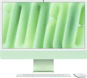 Apple iMac 24" Groen (2024) M4 chip, 10 CPU/GPU, 16GB/256GB SSD