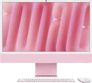 Apple iMac 24" Roze (2024) M4 chip, 10 CPU/GPU, 16GB/256GB SSD