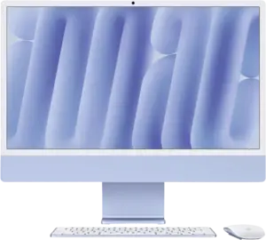 Apple iMac 24" Blauw (2024) M4 chip, 10 CPU/GPU, 16GB/512GB SSD
