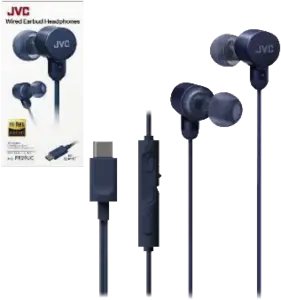 JVC HA-FR29UC bedrade in-ear oordopjes - Blauw