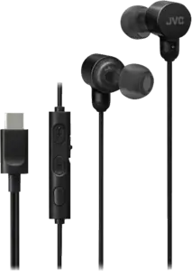 JVC HA-FR29UC bedrade in-ear oordopjes - Zwart