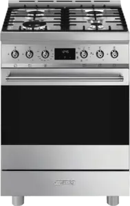 SMEG C6GMXNLK2 Classici Gasfornuis met Elektrische Oven - RVS