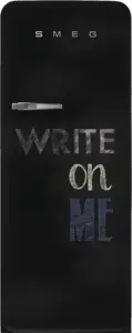 SMEG FAB28RDBB6 Write On Me Koelkast 50's Style - Zwart