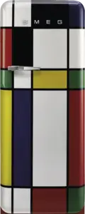 SMEG FAB28RDMC6 Koelkast 50's Style - Multicolor
