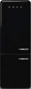 SMEG FAB38LBL6 Koel-vriescombinatie 50's Style - Zwart