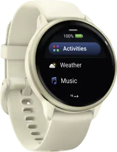 Garmin vívoactive® 6, Lunar Gold met Bone band