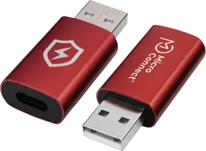 Miniaturansicht: Safe Charge USB-A zu USB-C Data Blocker Adapter