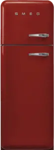 SMEG FAB30LRD6 Koel-vriescombinatie 50's Style - Rood