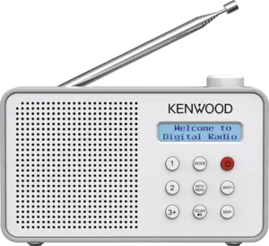 Kenwood CR-M25DAB-W DAB+ radio Wit 