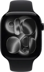 Apple Watch Series 11 46mm GPS Aluminium Sportband S/M Zwart