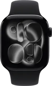 Apple Watch Series 11 42mm GPS + Cellular Sportband S/M Zwart