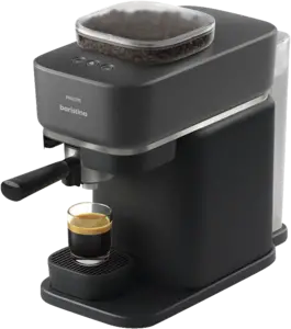 Philips BAR303/60 Baristina Espresso Koffiemachine - Zwart met Baristina Melkopschuimer Bundel 