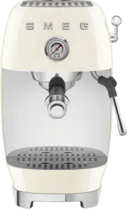 SMEG ECF03CREU 50's Style Handmatige Espressomachine - Creme