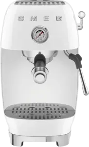 SMEG ECF03WHEU 50's Style Handmatige Espressomachine - Wit 