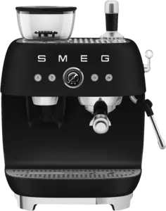 SMEG EGF03BLMEU Handmatige Espressomachine 50's Style - Mat Zwart 